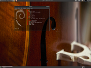 MATE Debian no pentium 4 do meu pai.